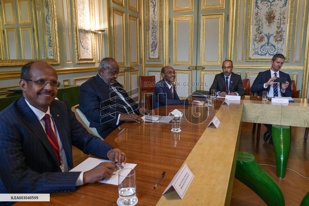 Macron Meets Djibouti’s President - Paris