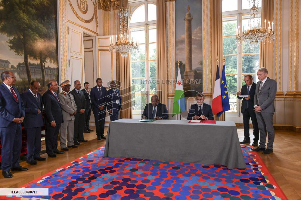 Macron Meets Djibouti’s President - Paris