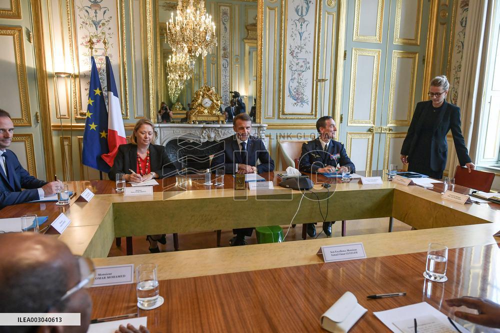 Macron Meets Djibouti’s President - Paris