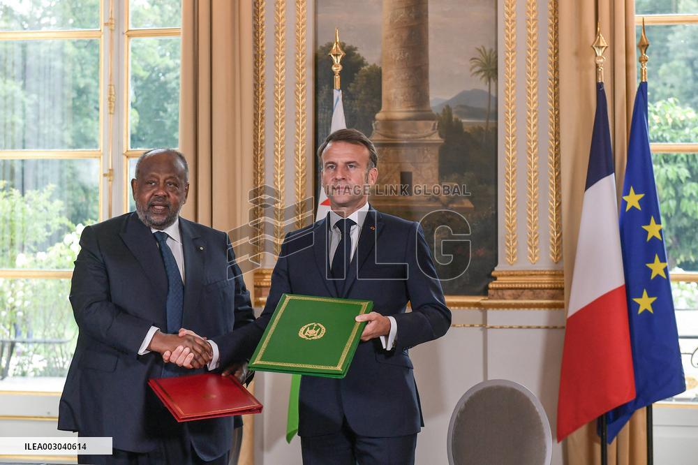 Macron Meets Djibouti’s President - Paris