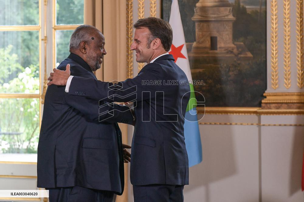 Macron Meets Djibouti’s President - Paris
