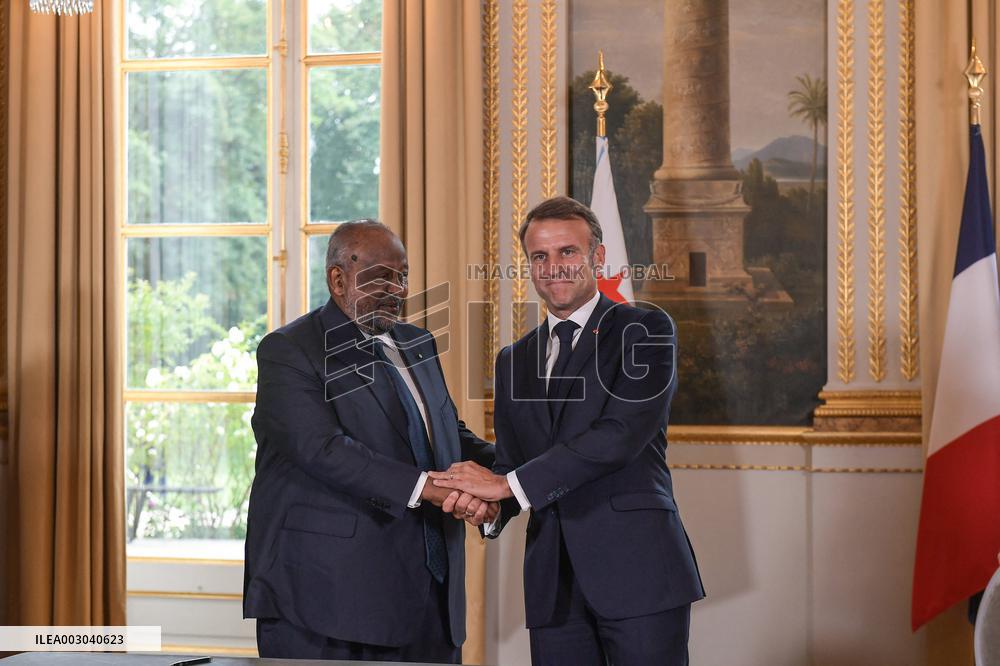 Macron Meets Djibouti’s President - Paris