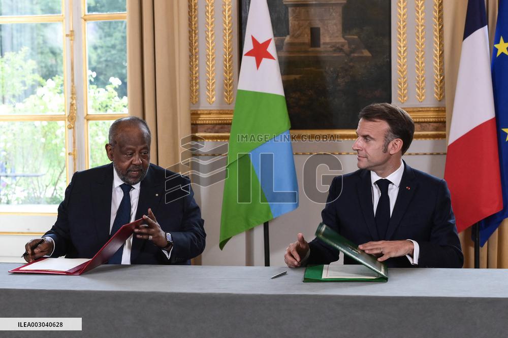 Macron Meets Djibouti’s President - Paris