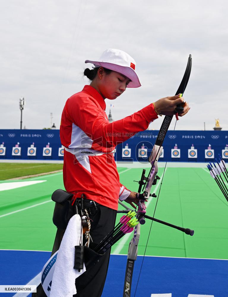 (PARIS2024)FRANCE-PARIS-ARCHERY-WOMEN'S INDIVIDUAL RANKING ROUND