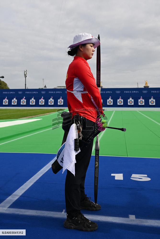 (PARIS2024)FRANCE-PARIS-ARCHERY-WOMEN'S INDIVIDUAL RANKING ROUND