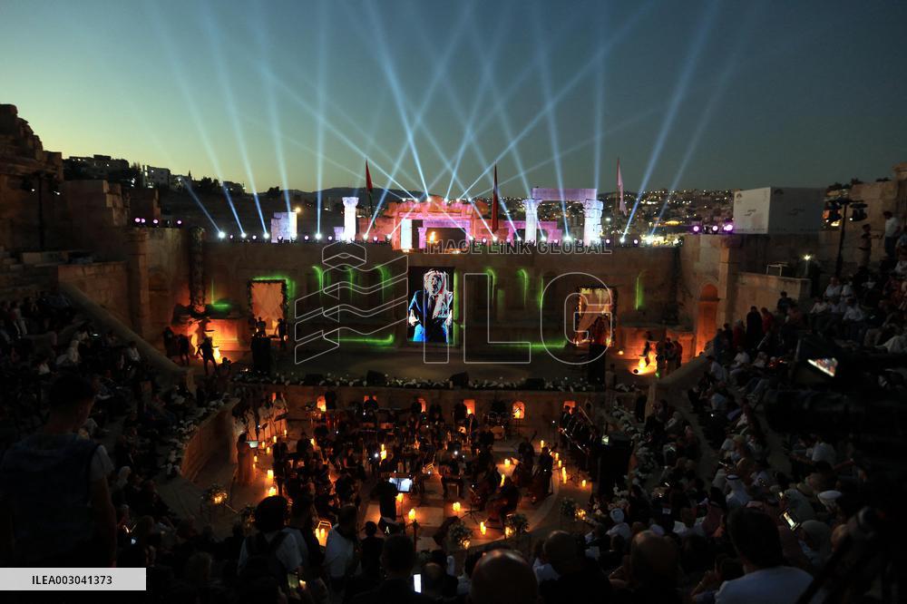 JORDAN-JERASH-CULTURE & ARTS FESTIVAL-OPENING