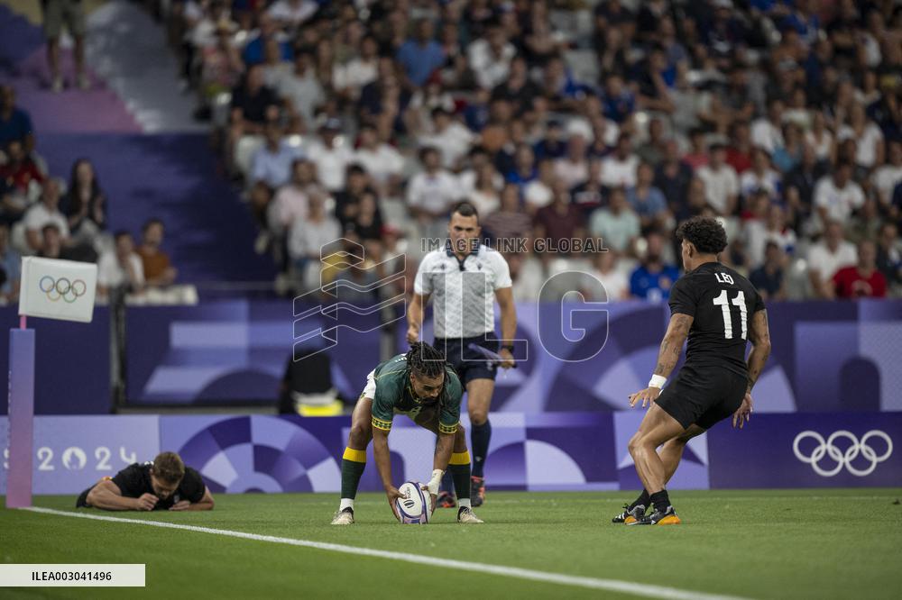 Paris 2024 - Rugby Sevens - New Zeleand v South Africa