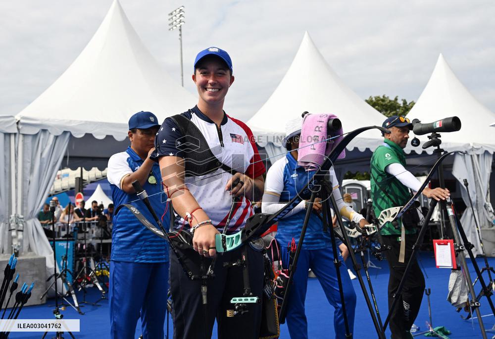 (PARIS2024)FRANCE-PARIS-ARCHERY-WOMEN'S INDIVIDUAL RANKING ROUND