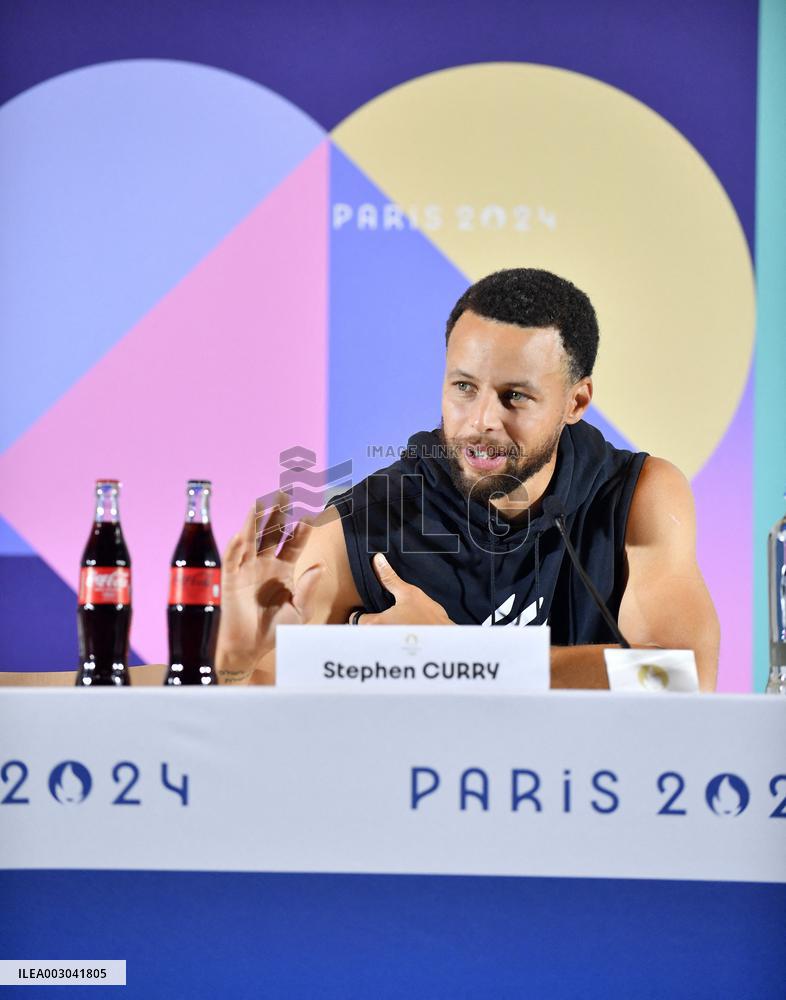 (PARIS2024)FRANCE-PARIS-U.S.-MEN'S BASKETBALL-PRESS CONFERENCE