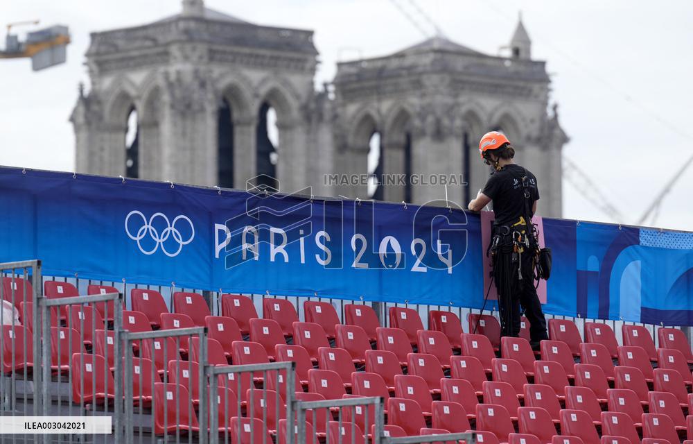 Paris 2024 - 24 Hours Before The Opening Ceremony