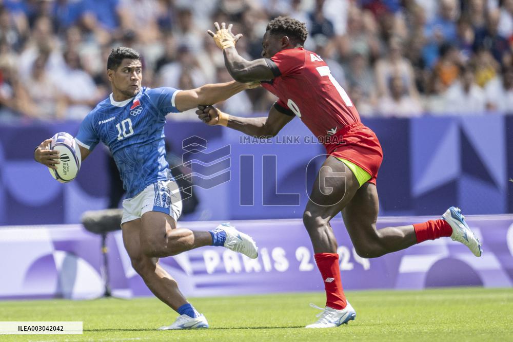 Paris 2024 - Rugby Sevens - Samoa v Kenya