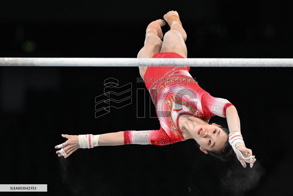 (PARIS2024)FRANCE-PARIS-ARTISTIC GYMNASTICS-TRAINING