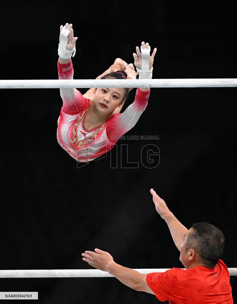 (PARIS2024)FRANCE-PARIS-ARTISTIC GYMNASTICS-TRAINING