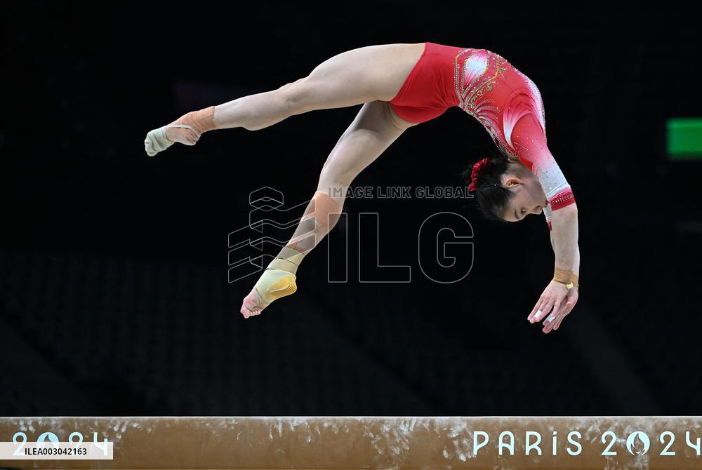 (PARIS2024)FRANCE-PARIS-ARTISTIC GYMNASTICS-TRAINING