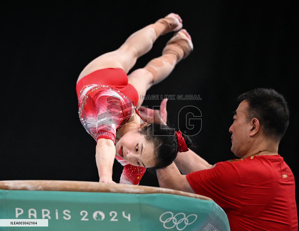 (PARIS2024)FRANCE-PARIS-ARTISTIC GYMNASTICS-TRAINING