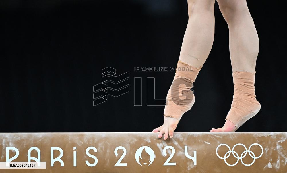 (PARIS2024)FRANCE-PARIS-ARTISTIC GYMNASTICS-TRAINING