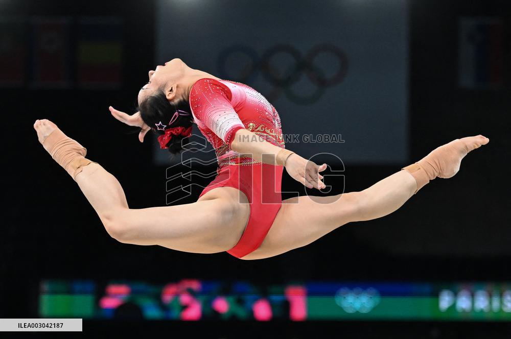 (PARIS2024)FRANCE-PARIS-ARTISTIC GYMNASTICS-TRAINING