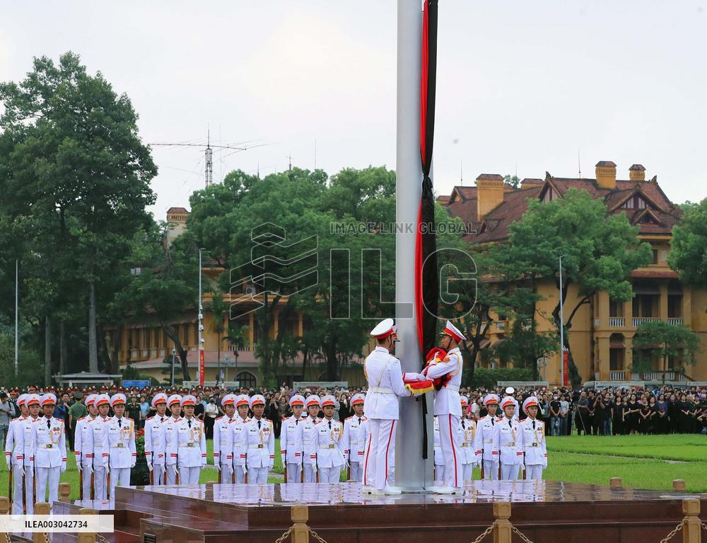 VIETNAM-NGUYEN PHU TRONG-MOURNING