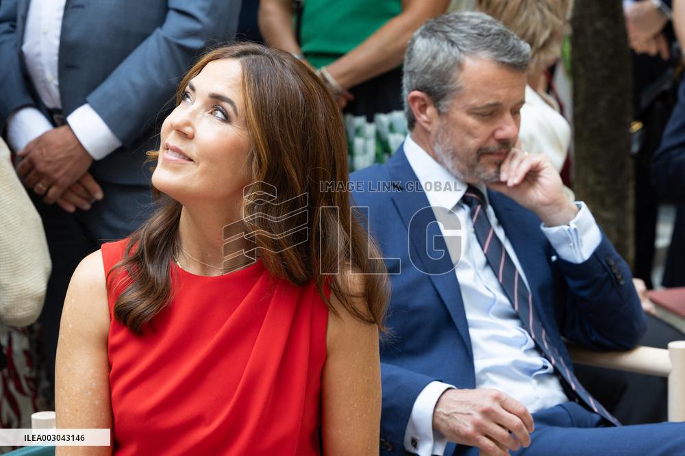 King and Queen of Denmark Inaugurate the Denmark Pavilion - Paris