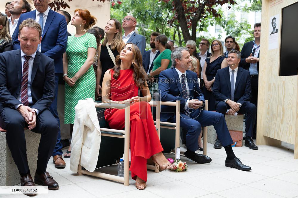 King and Queen of Denmark Inaugurate the Denmark Pavilion - Paris