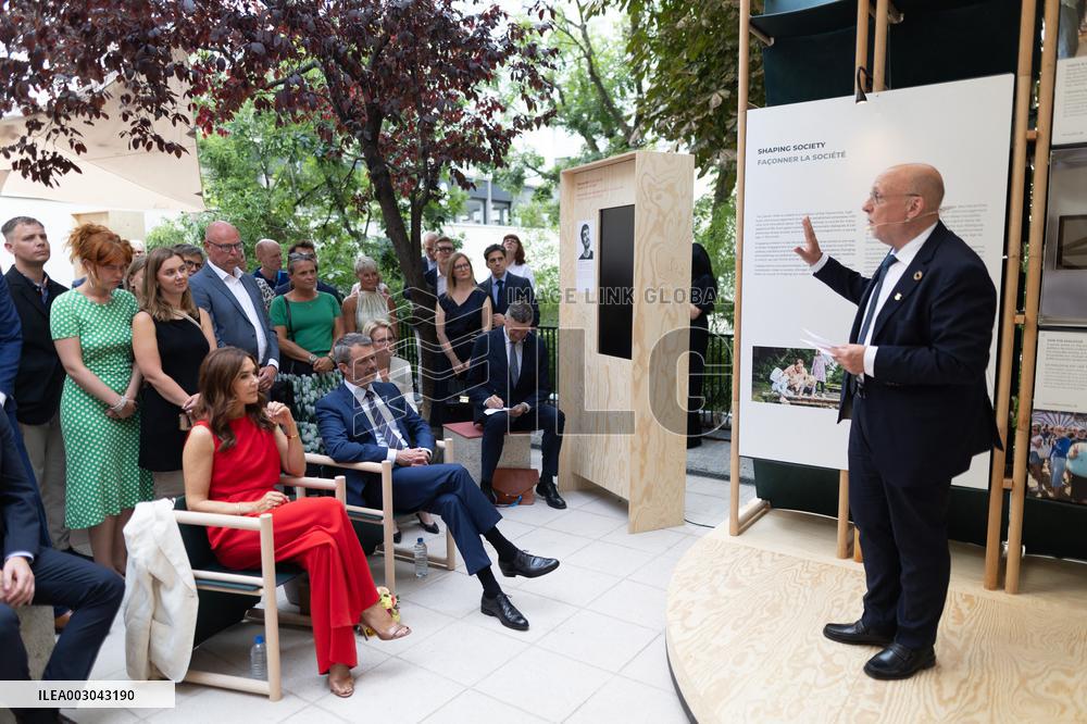 King and Queen of Denmark Inaugurate the Denmark Pavilion - Paris