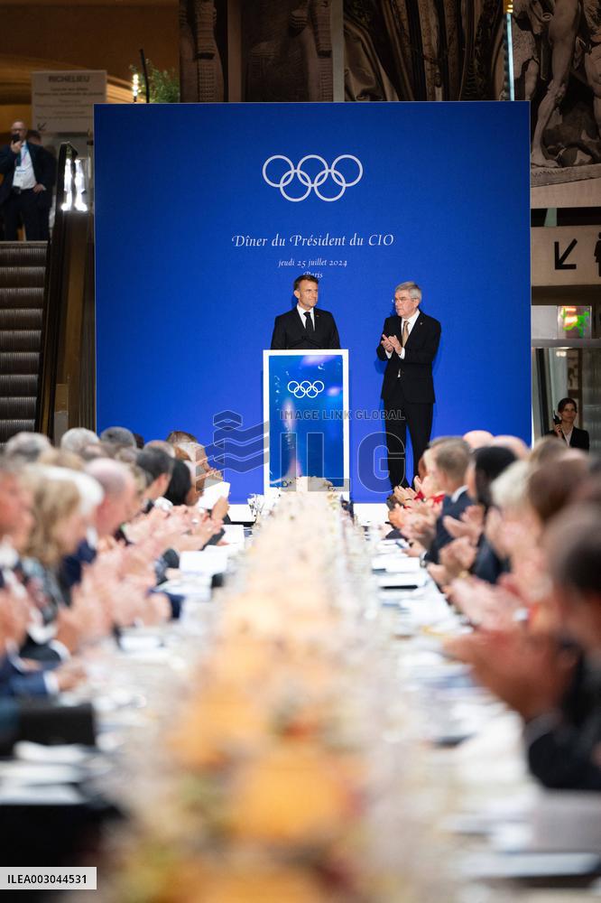Paris 2024 - IOC Hosts Gala Dinner