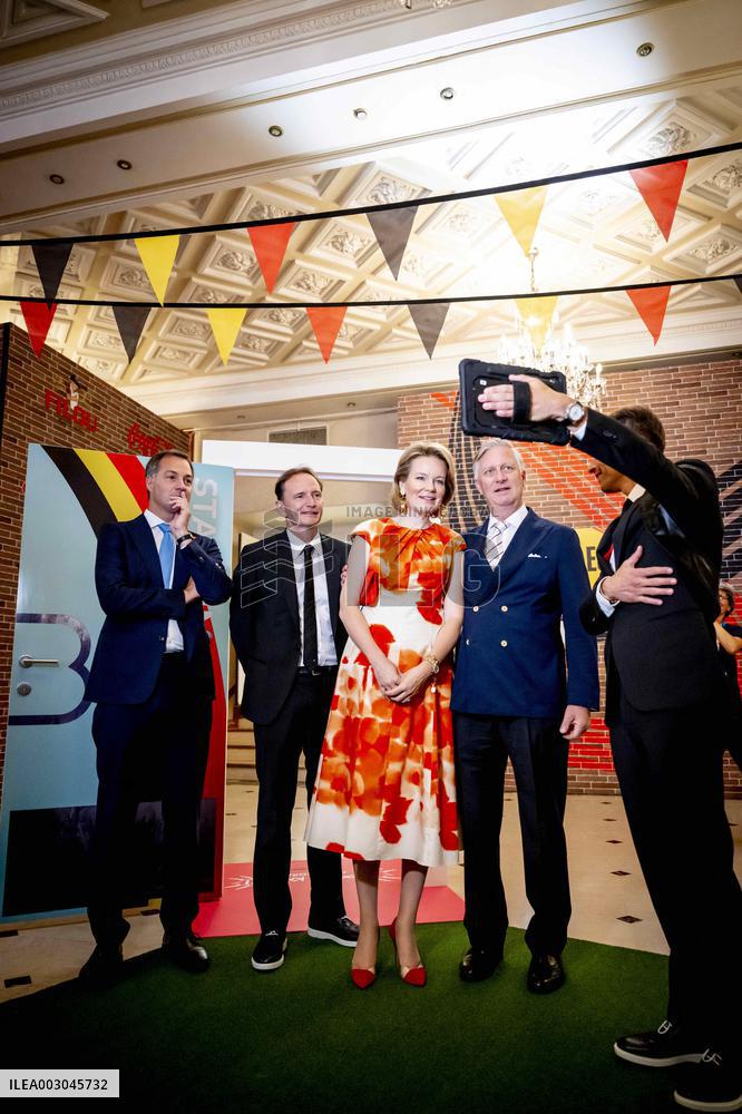 Royals At Lotto Belgium HouseOpening - Paris