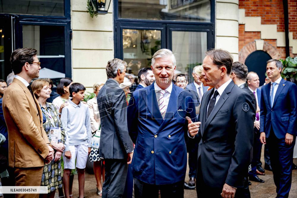 Royals At Lotto Belgium HouseOpening - Paris