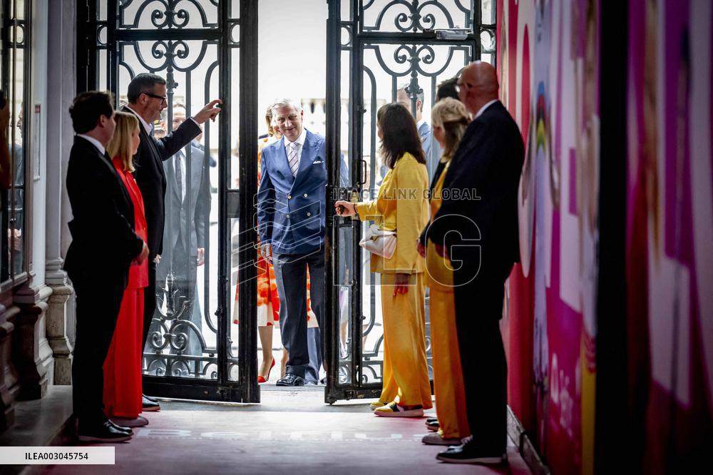 Royals At Lotto Belgium HouseOpening - Paris