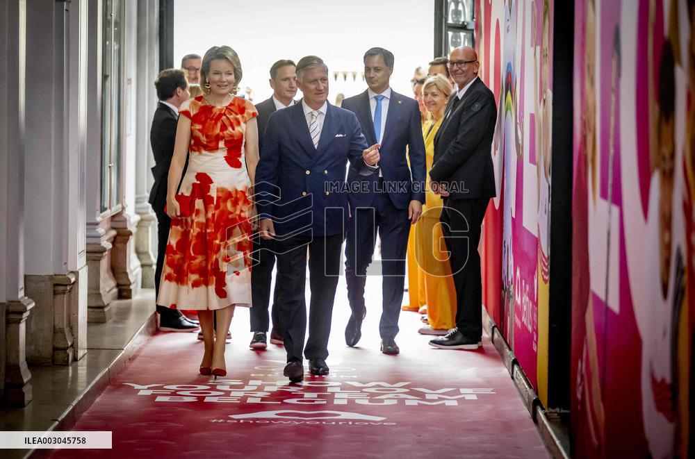Royals At Lotto Belgium HouseOpening - Paris