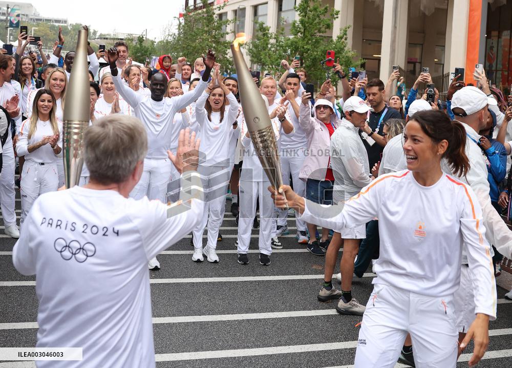 Paris 2024 - Olympic Village Torch Relay
