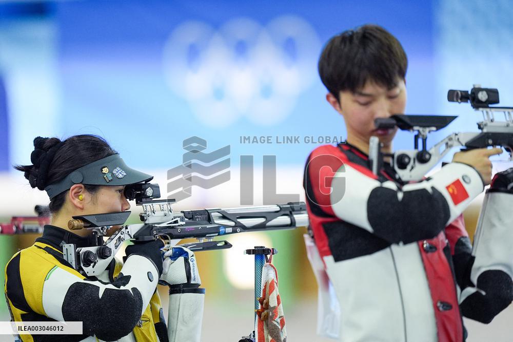 (PARIS2024)FRANCE-CHATEAUROUX-SHOOTING-CHINA-TRAINING