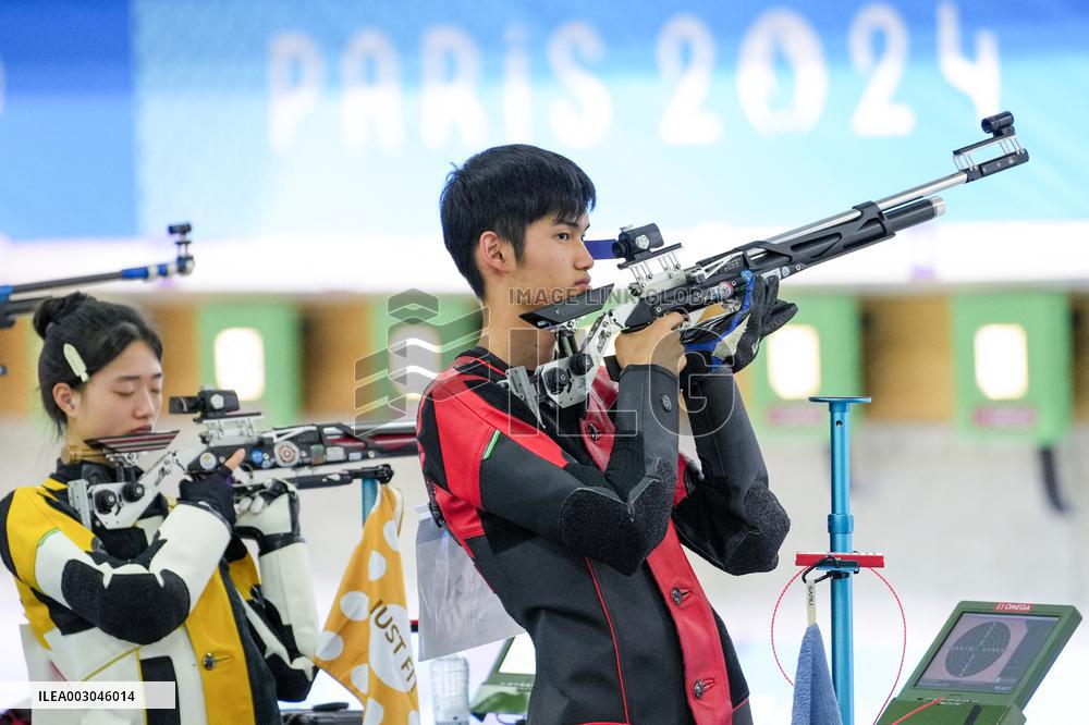 (PARIS2024)FRANCE-CHATEAUROUX-SHOOTING-CHINA-TRAINING