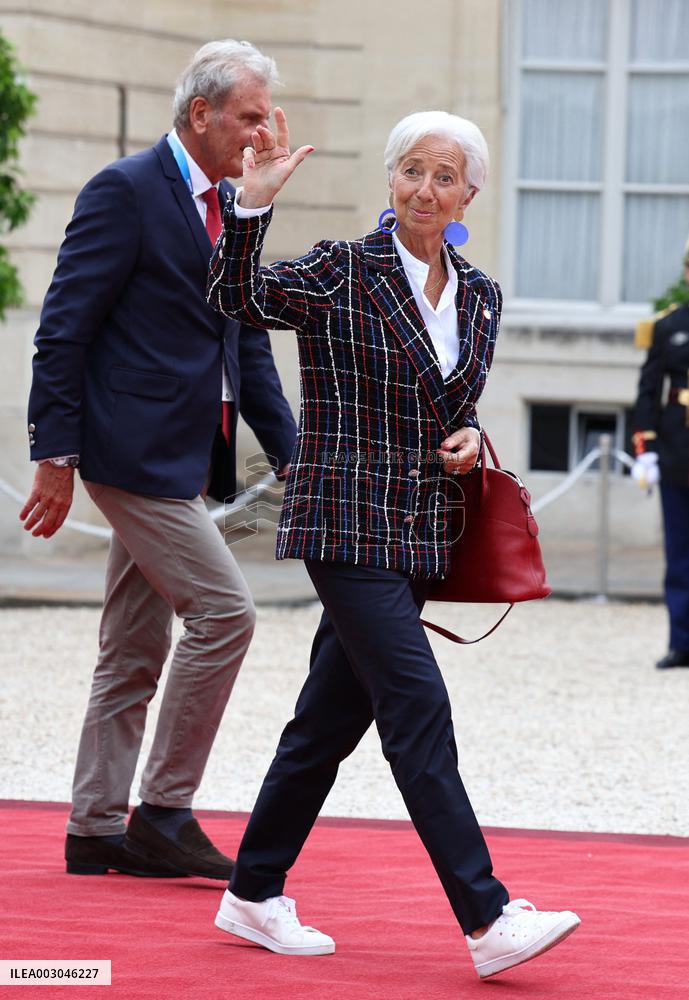 Paris 2024 - Reception At Elysee Prior Opening Ceremony