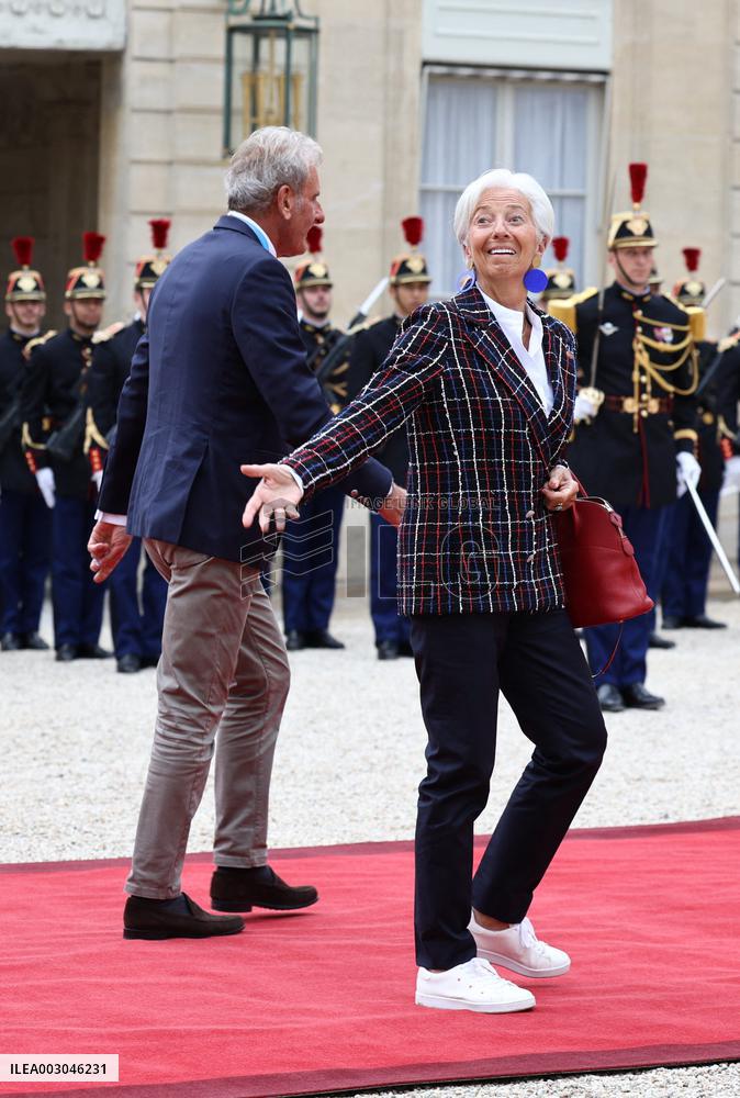 Paris 2024 - Reception At Elysee Prior Opening Ceremony