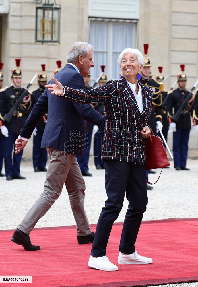 Paris 2024 - Reception At Elysee Prior Opening Ceremony