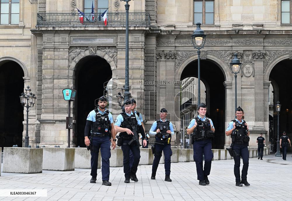 (PARIS2024)FRANCE-PARIS-OLYMPIC GAMES-OPENING CEREMONY-PREPARATION