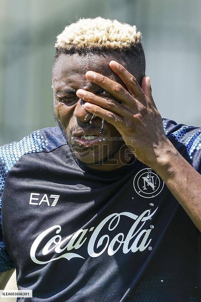 Italian soccer Serie A match - Napoli - Press Conference and Training