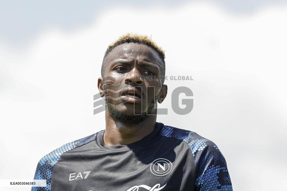 Italian soccer Serie A match - Napoli - Press Conference and Training