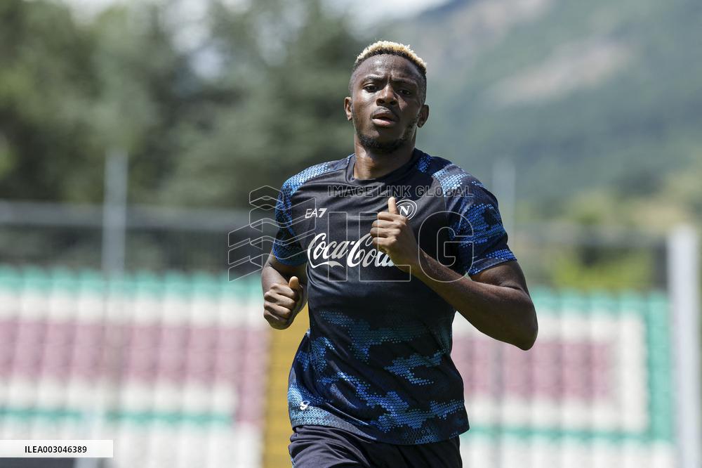 Italian soccer Serie A match - Napoli - Press Conference and Training
