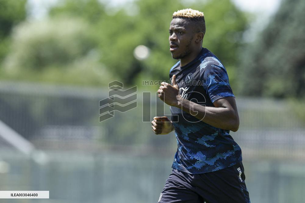 Italian soccer Serie A match - Napoli - Press Conference and Training