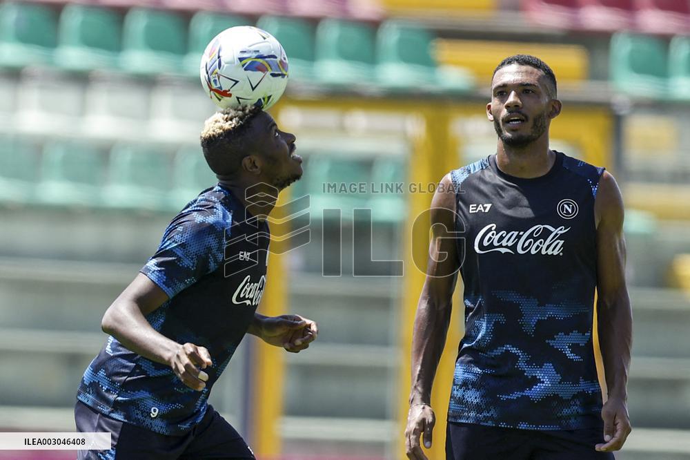 Italian soccer Serie A match - Napoli - Press Conference and Training