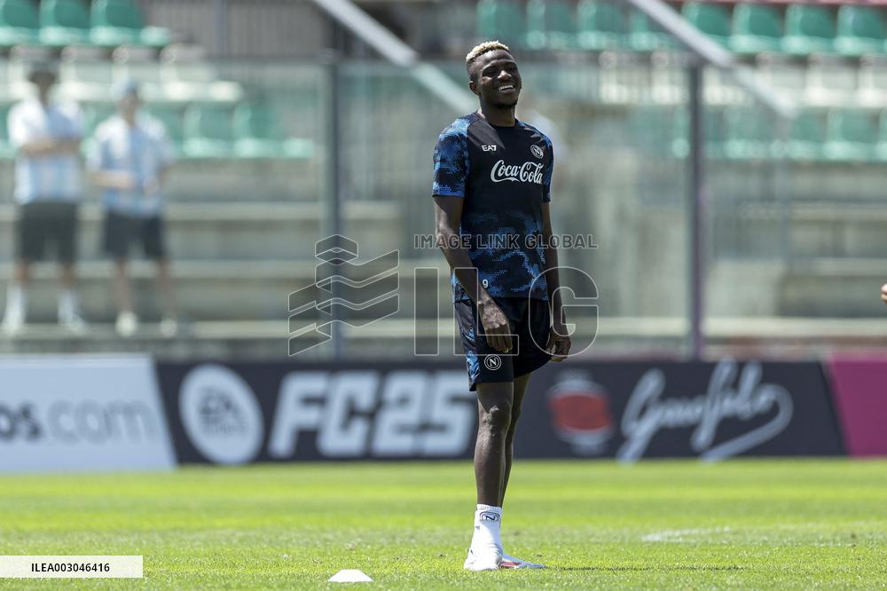 Italian soccer Serie A match - Napoli - Press Conference and Training