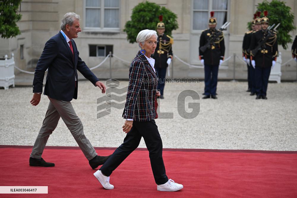 Paris 2024 - Reception At Elysee Prior Opening Ceremony