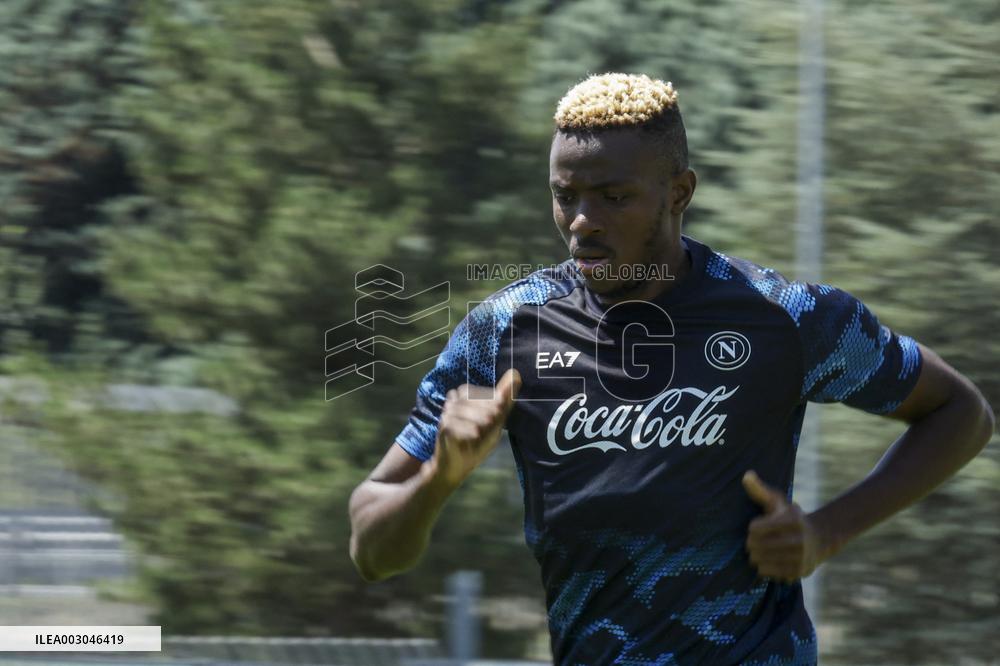 Italian soccer Serie A match - Napoli - Press Conference and Training