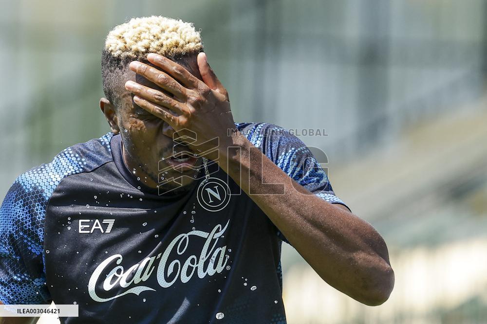 Italian soccer Serie A match - Napoli - Press Conference and Training