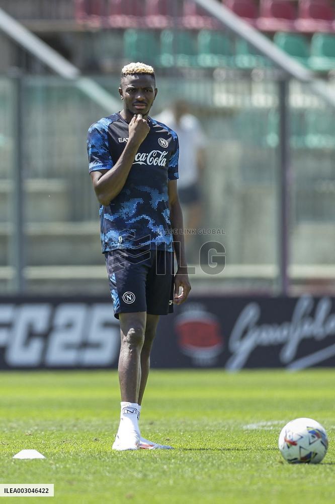 Italian soccer Serie A match - Napoli - Press Conference and Training