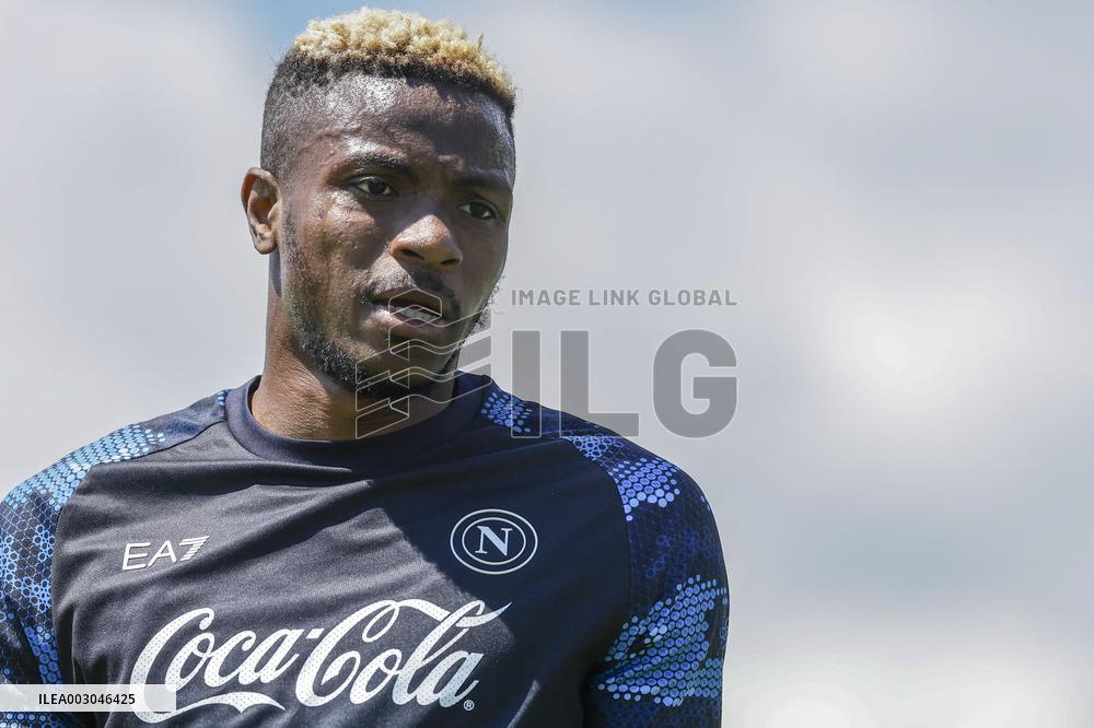 Italian soccer Serie A match - Napoli - Press Conference and Training