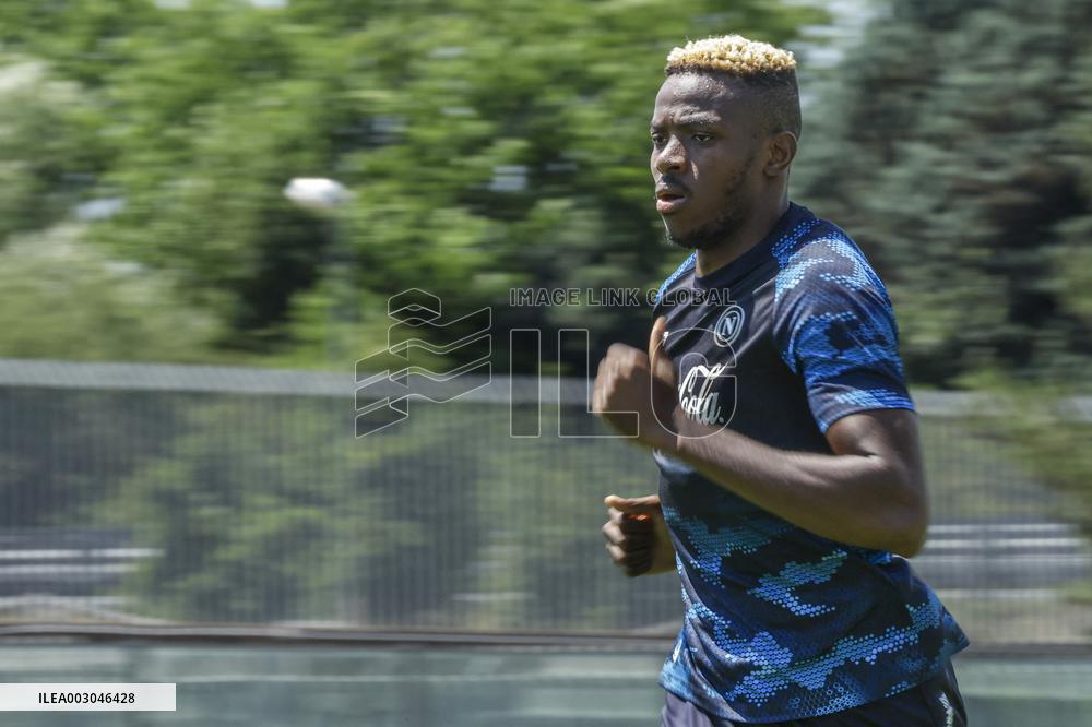 Italian soccer Serie A match - Napoli - Press Conference and Training