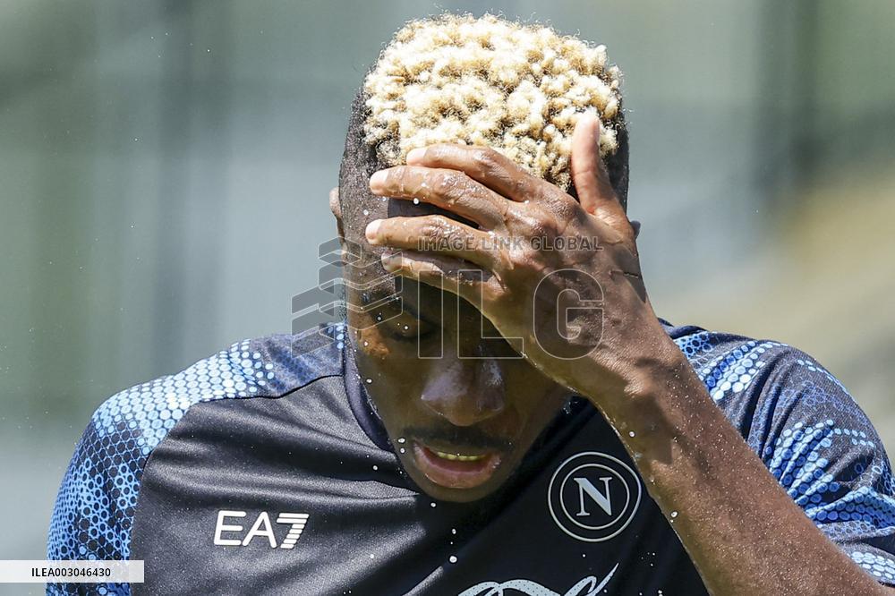 Italian soccer Serie A match - Napoli - Press Conference and Training